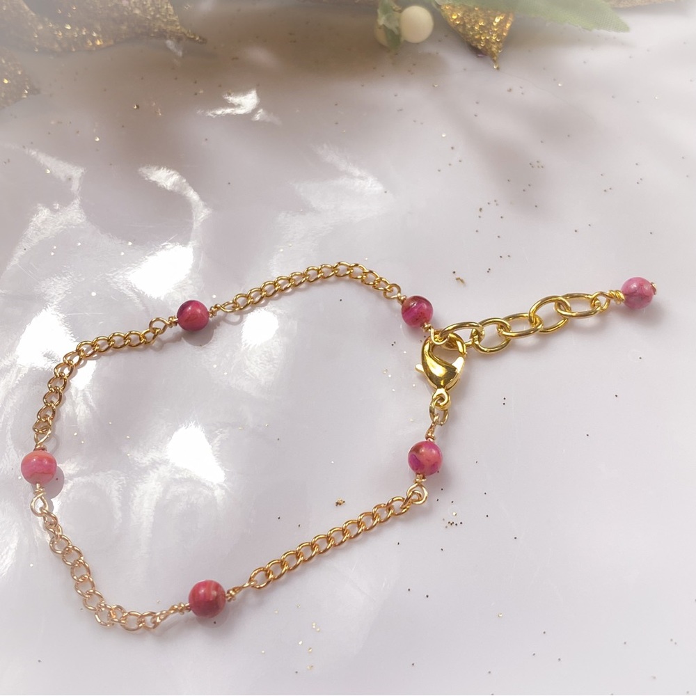 Crazy Lace Agate Bracelet
